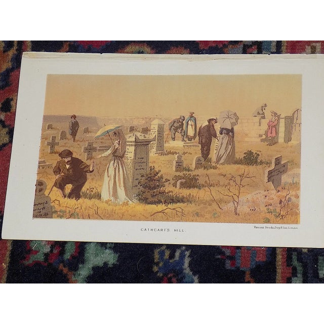 Late 19th Century Authentic Antique 19th Century Lithographic Views of British Colonial Middle East - Set of 6 For Sale - Image 5 of 8