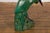 Vintage Lifesize Chinese Green & Blue Glazed Ceramic Heron Bird Sculpture For Sale - Image 9 of 13