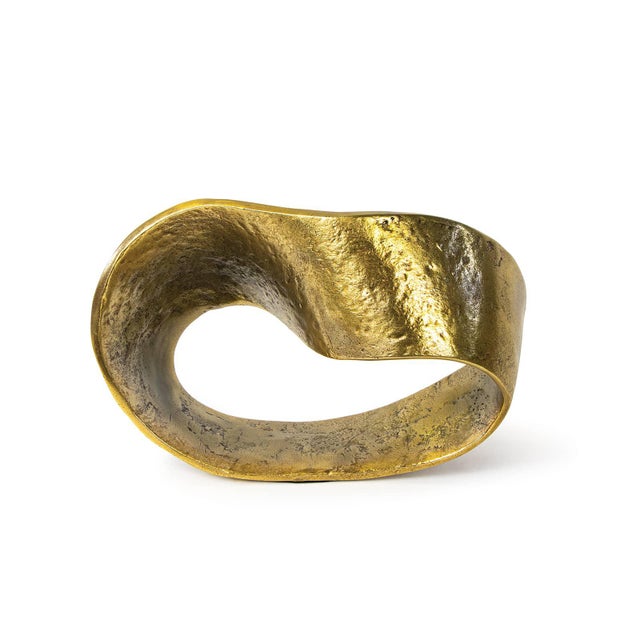 Brass Regina Andrew Dex Aluminum Objet, Brass For Sale - Image 8 of 8
