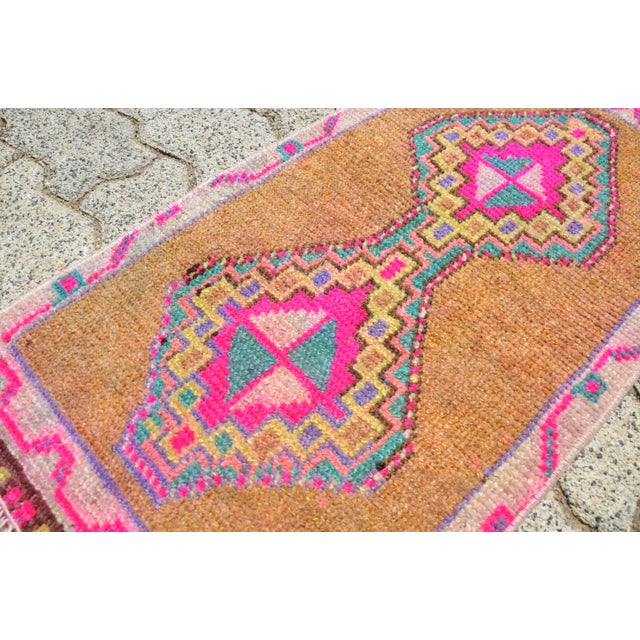 Turkish Hand Woven Wool Rug For Sale - Image 4 of 6