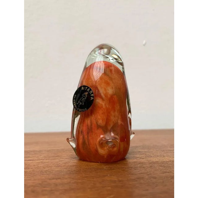 Vintage Glass Animal Penguin Sculpture from Mtarfa Glassblowers For Sale - Image 10 of 17