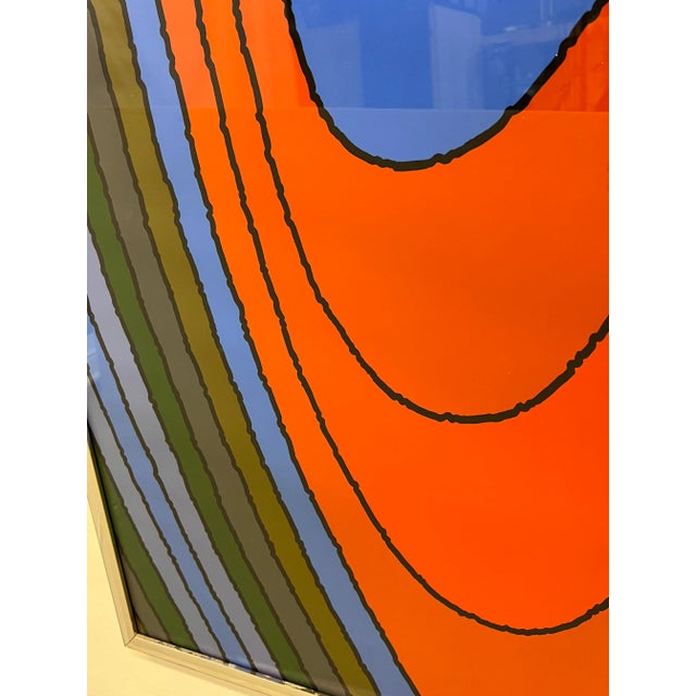 Red Henry Pearson Large Scale Pop Art Lithograph 196/200, 1960s For Sale - Image 8 of 13