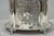 Antique Victorian Silver Plated Etched Footed Hinged Biscuit Barrel Jar on Stand For Sale - Image 4 of 18