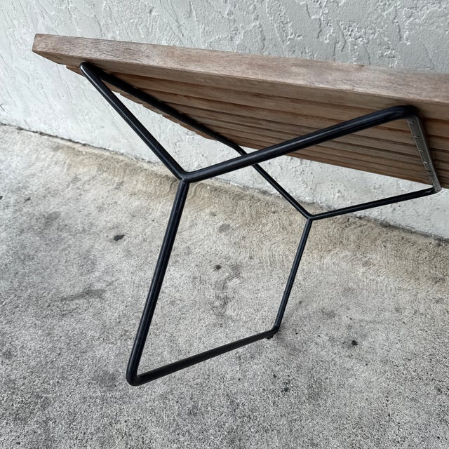 Harry Bertoia for Knoll International Bench, Model 400 For Sale - Image 11 of 12