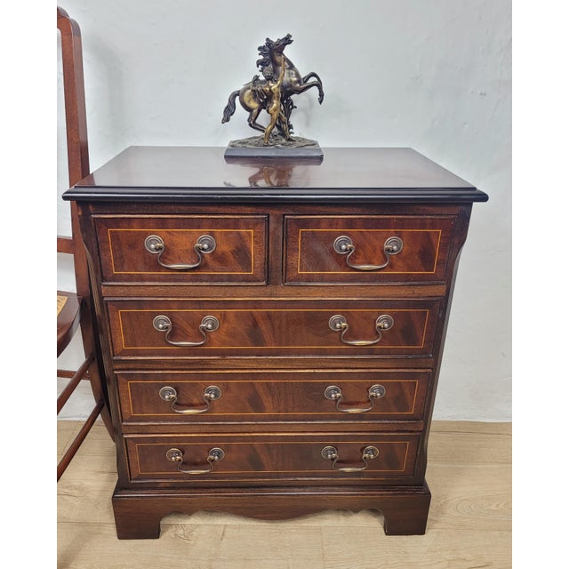 Vintage Chest of Drawers in Mahogany, 1950 For Sale - Image 17 of 17