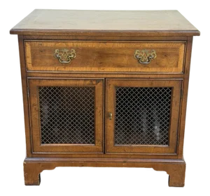 1980s Henredon Chippendale Mahogany Side Cabinet