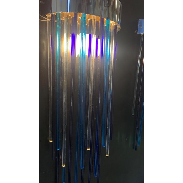 1970s Isola Handmade Murano Glass Wall Lamps, 1970s, Set of 2 For Sale - Image 5 of 10