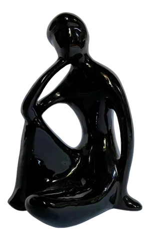 Modern Abstract Form Figural Sculpture, 1980's