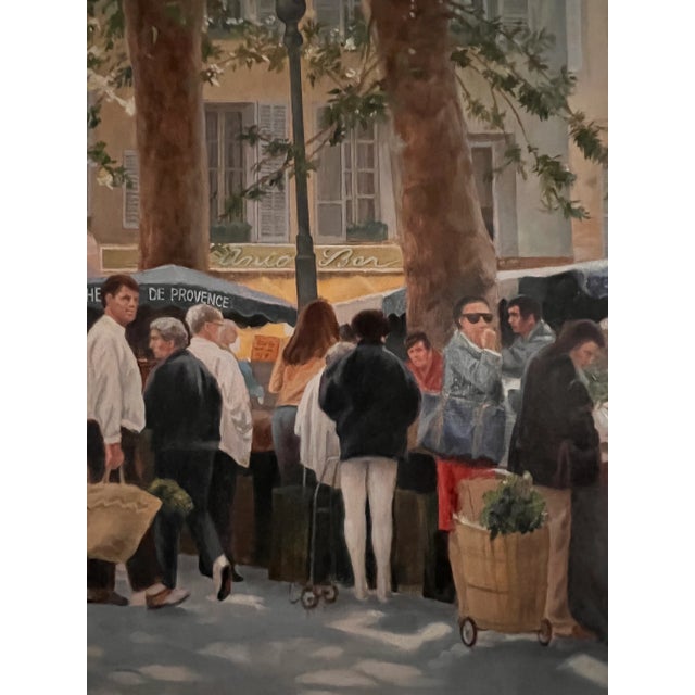 Not Yet Made - Made To Order Realist Figurative Street Scene Giclee Print by Tony Trezza, Street Scene in Port Vendres, France For Sale - Image 5 of 6