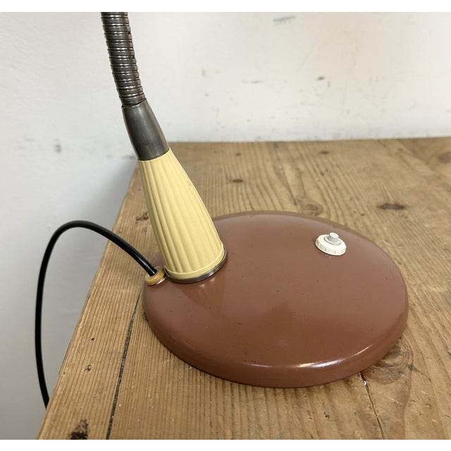 Vintage Industrial Gooseneck Table Lamp, 1960s For Sale - Image 6 of 17
