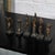 Brutalist style bronze and marble chess set For Sale - Image 14 of 15