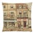 Paris Scene I Tapestry Cushion With Feather Filler - 46x46cm (18"x18") For Sale
