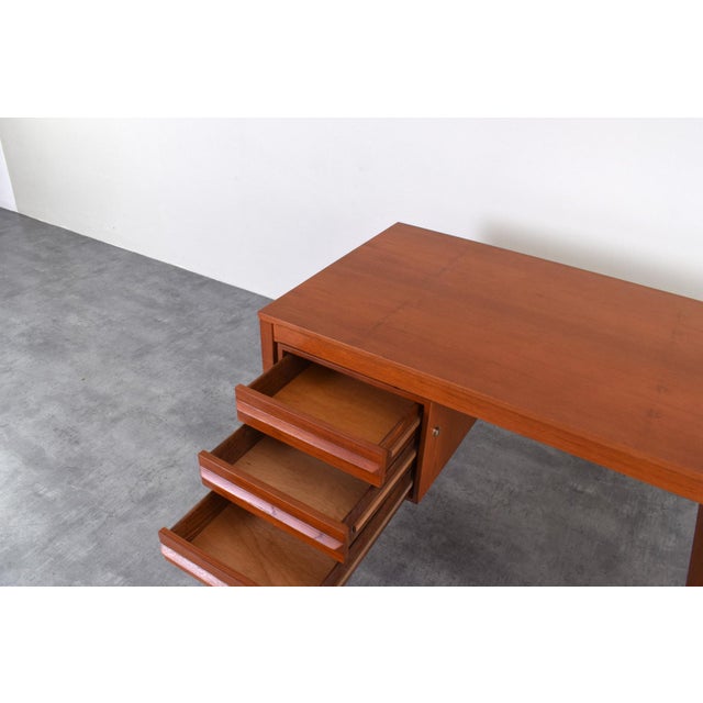 Mid-Century Teak Executive Desk by Torbjørn Afdal for Bruksbo, 1960s For Sale - Image 18 of 18