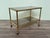 Italian Trolley in Faux Bamboo Brass and Smoked Glass Tops, 1970s For Sale - Image 6 of 10