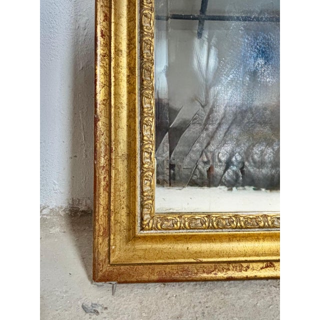 Large Spanish Giltwood Wall Mirror, Mid-20th Century For Sale - Image 6 of 12