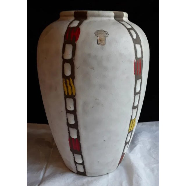 Vintage German Ceramic Vase, 1960s For Sale - Image 6 of 6
