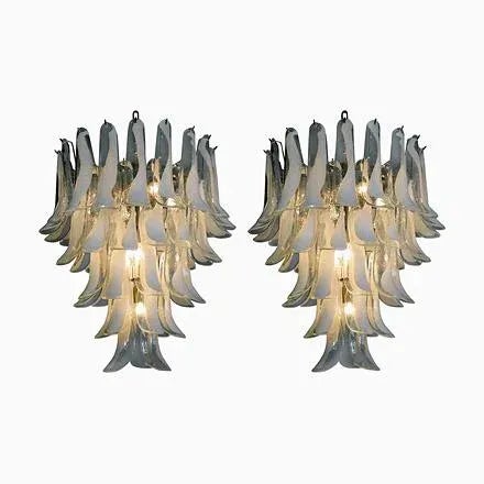 Large Vintage Italian Murano Chandelier with 52 Glass Petals, 1970s For Sale - Image 12 of 12
