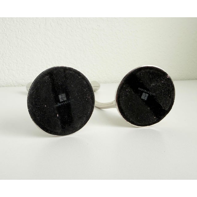 Vintage Nesting Zigzag Candlesticks - A Pair For Sale - Image 11 of 11