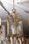 Glass 1930s French Gilt Lantern With Sunburst Etched Panels For Sale - Image 7 of 11
