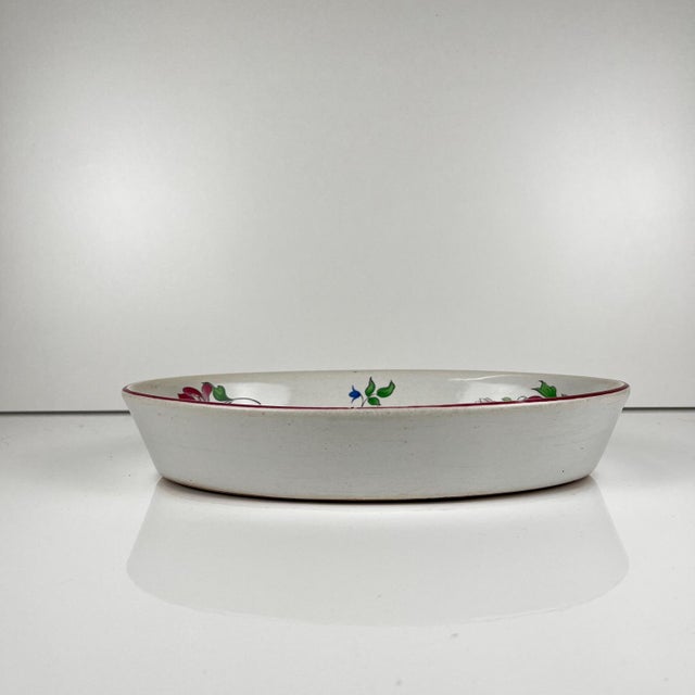 Réverbère Model Dish with Tulip Motif from KG Lunéville, 1980s For Sale - Image 3 of 9