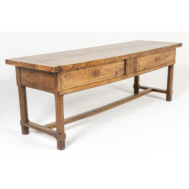 Antique French Oak Table, 1700s For Sale - Image 11 of 11