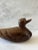 Mid 20th Century Vintage Hand Carved Wood Duck Figure For Sale - Image 5 of 9
