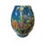 Ceramic Oriental Bright Blue Glaze Color Flower Bird Ceramic Art Vase For Sale - Image 7 of 7