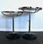 Swedish Adjustable Glass and Chrome Steel Side Table Model Pronto from Dux, 1990s, Set of 3 For Sale - Image 4 of 9