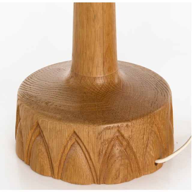Oak Table Lamps by Ab Stilarmatur Tranås, Sweden, 1960s, Set of 2 For Sale - Image 10 of 12