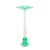 1920s Steuben Jade Green and White Opaline Glass Candlestick, C. 1925 For Sale - Image 5 of 6