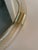 Murano Luxury Round “Torciglione” Gold Murano Glass Wall Mirror in Barovier Style For Sale - Image 4 of 9