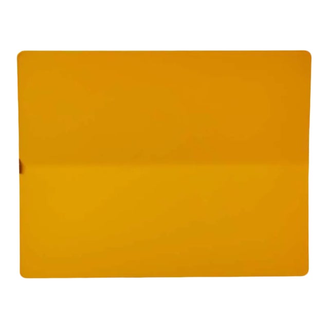 Large Charlotte Perriand 'Applique à Volet Pivotant Plié' Wall Light in Yellow For Sale