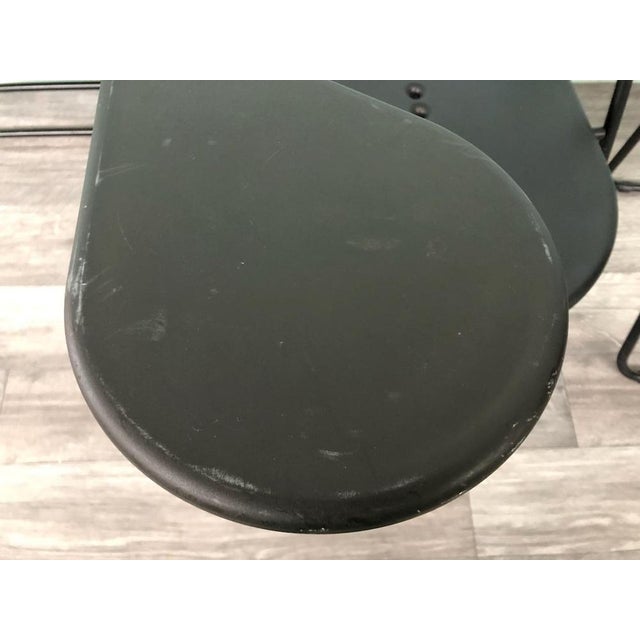 Vintage Italian Flap Chairs by Paolo Parigi, 1980s, Set of 3 For Sale - Image 11 of 18