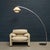 Vintage Italian Extendable Arc Floor Lamp, 1970 For Sale - Image 9 of 11