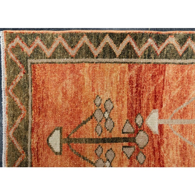 Early 21st Century Turkish Vintage Rug 3'6" x 10'5" #21125 For Sale - Image 5 of 8