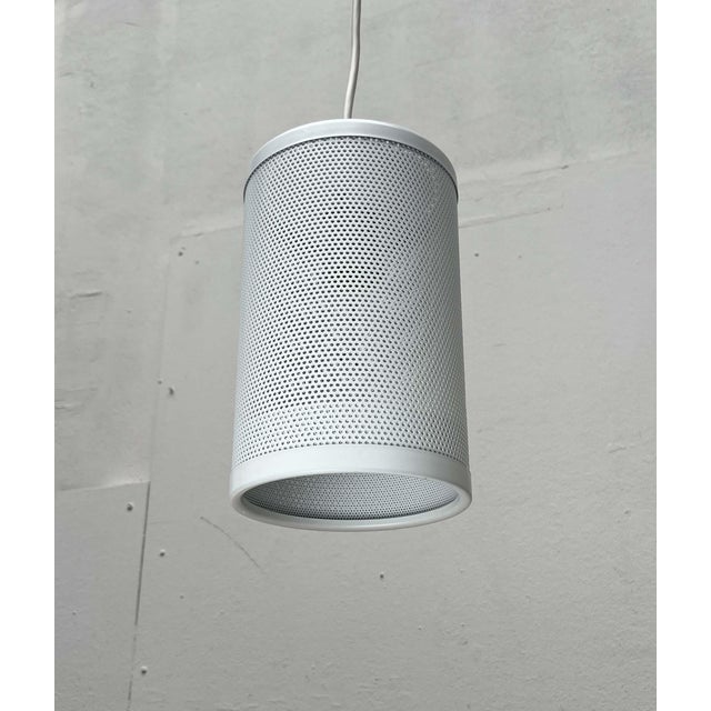 Minimalist Perforated Metal Pendant Lamp from Orno, Finland For Sale - Image 15 of 18