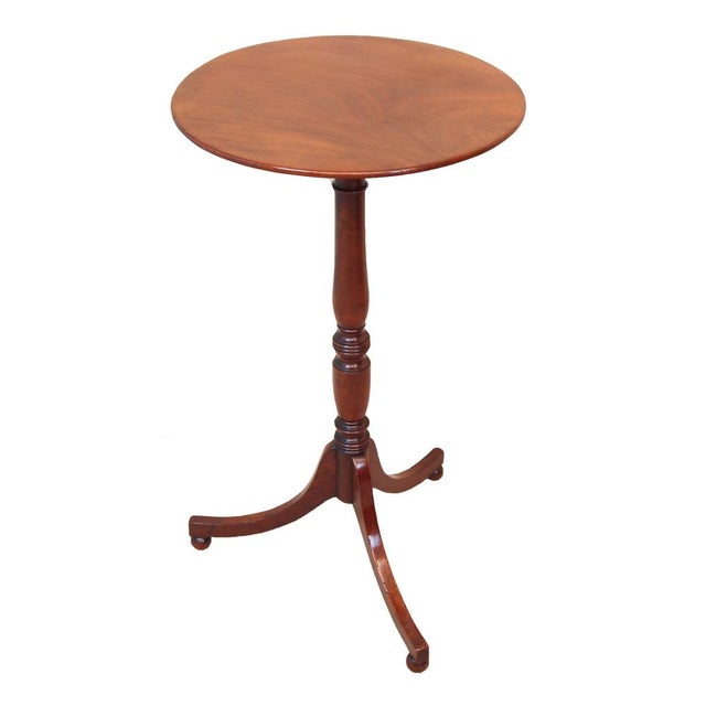 Georgian Circular Mahogany Wine Table, 1800 For Sale - Image 3 of 10