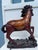 Vintage horse statue Night light lamp. It features a prancing or trotting horse with one front leg raised, set atop a...