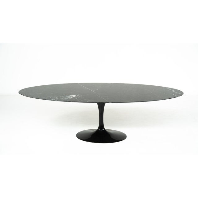 Eero Saarinen Black Marble Tulip Dining Table by Eero Saarinen for Knoll, 1960s For Sale - Image 4 of 11