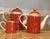 Ceramic Fitz and Floyd Medaillon d’Or Coffee and Tea Pots with Creamer, 1979 - 3 Pieces For Sale - Image 7 of 8