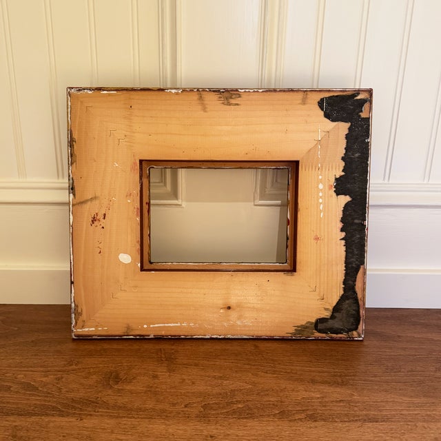 Vintage Ornate Gold Wood Picture Frame – Fits 5x7 For Sale - Image 4 of 4
