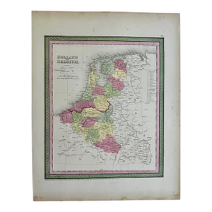 1850 Holland & Belgium by Cowperthwait, Unframed