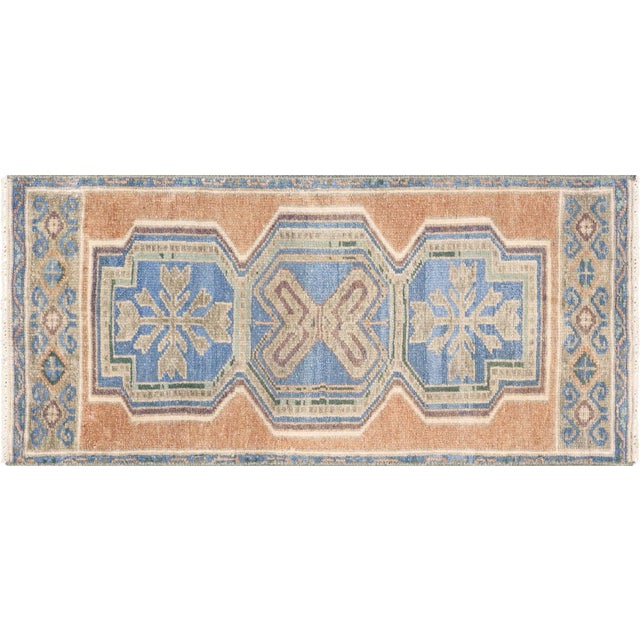Made by skilled artisans, this Vintage Turkish Oushak Yastic rug is a one-of-a-kind piece. Crafted with high-quality...