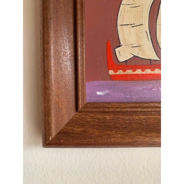 Bring coastal energy into your space with this impressionist seascape with a modern twist, painted in a bold palette of...