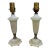 Vintage Opal Iridescent Glass Lamps, Pair For Sale