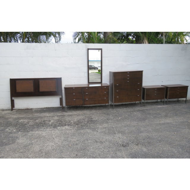 Mid Century Modern Full Queen Size Headboard For Sale - Image 11 of 11