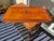 (Refinished)1950s Exquisite Custom, Gilded and Carved Italian Import, McM, Sorento Marquetry/Region, Games Table For Sale In Detroit - Image 6 of 12