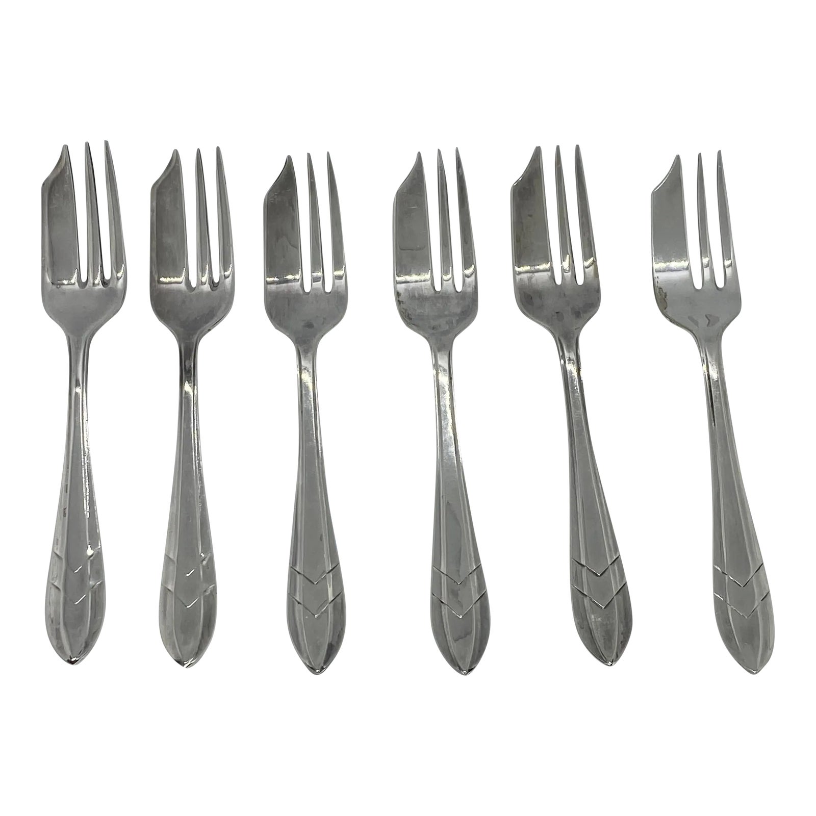 Vintage England Sheffield “Loxley” Silver Plate Pastry Forks Set of 6 Chairish