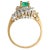 10KYW Emerald(0.81) & Diamond(0.24) Ring, size 6.25 For Sale - Image 4 of 5