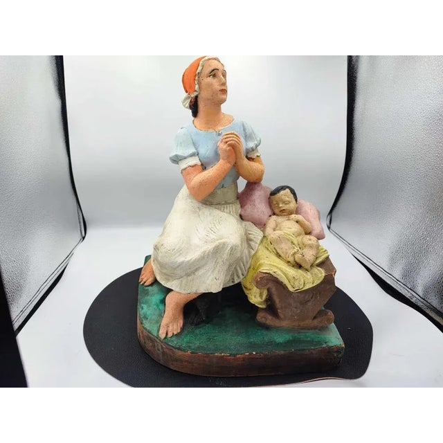 Pre-War Figure of Jesus in the Manger, 1920s For Sale - Image 10 of 11